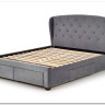 Кровать с ящиками Halmar SABRINA серый 160/200} заказать в Курске по цене 100 169 руб. с доставкой в Курск