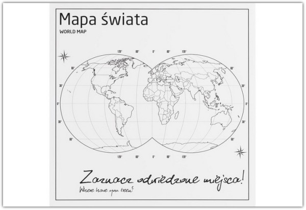 Накладка 527X525 YU Карта мира купить по цене 4 298 руб. в магазине Другая Мебель в Курске