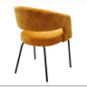 Стул SNUG 3018-08 горчичный, шенилл / черный каркас, DISAUR} заказать в Курске по цене 6 720 руб. с доставкой в Курск
