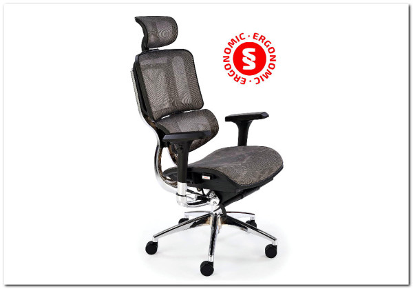 Кресло компьютерное HALMAR ETHAN серый/черный} заказать в Курске по цене 78 178 руб. с доставкой в Курск