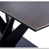 Стол обеденный Signal SORENTO CERAMIC раздвижной эффект черного мрамора/черный мат} заказать в Курске по цене 160 185 руб. с доставкой в Курск