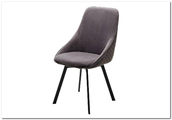 Стул CASA, 360 град. поворот. B28 Темно-серый, велюр / черный каркас} заказать в Курске по цене 8 990 руб. с доставкой в Курск