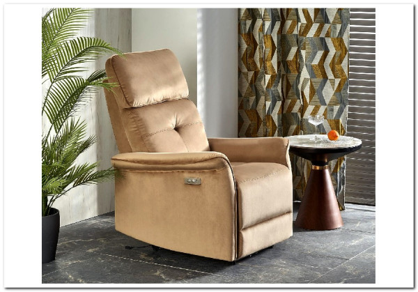 Кресло раскладное Halmar SEMIR (бежевый)} заказать в Курске по цене 57 304 руб. с доставкой в Курск