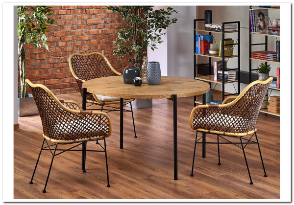 Стол обеденный Halmar MORGAN дуб золотой} заказать в Курске по цене 27 098 руб. с доставкой в Курск