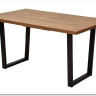 Стол ЛОФТ 160 Дуб Канзас/ Черный} заказать в Курске по цене 22 500 руб. с доставкой в Курск