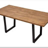 Стол ЛОФТ 160 Дуб Канзас/ Черный} заказать в Курске по цене 22 500 руб. с доставкой в Курск