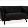 Диван CASTELLO 2 Velvet Bluvel 19  Signal (черный)} заказать в Курске по цене 84 495 руб. с доставкой в Курск
