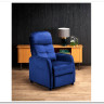 Кресло Halmar FELIPE 2 раскладное (темно-синий/венге)} заказать в Курске по цене 38 186 руб. с доставкой в Курск
