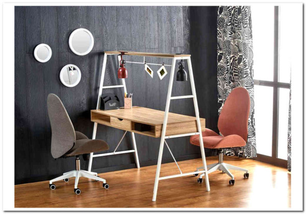 Стол компьютерный HALMAR B48 (дуб сонома/белый)} заказать в Курске по цене 30 575 руб. с доставкой в Курск