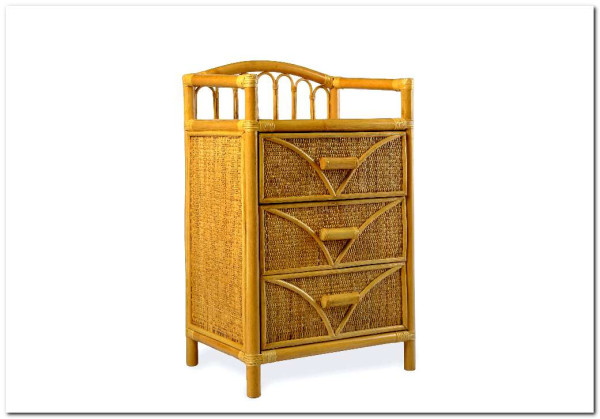 Комод 3 ящика 08/03 из ротанга} заказать в Курске по цене 23 400 руб. с доставкой в Курск