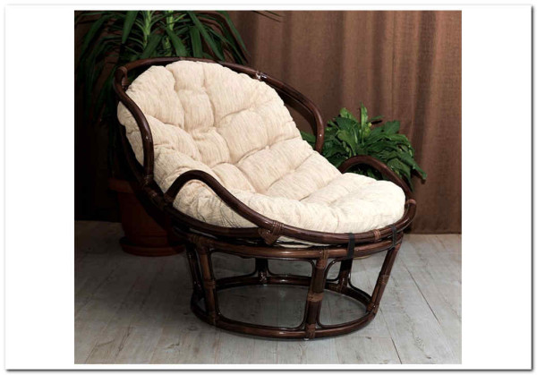 Кресло Папасан Челси 23/03 из ротанга } заказать в Курске по цене 23 000 руб. с доставкой в Курск