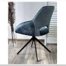 Стул BERRIES 360 град. Синий Loris-37, велюр/ темно-синий 7525-56, велюр/ черный каркас, DISAUR} заказать в Курске по цене 15 885 руб. с доставкой в Курск