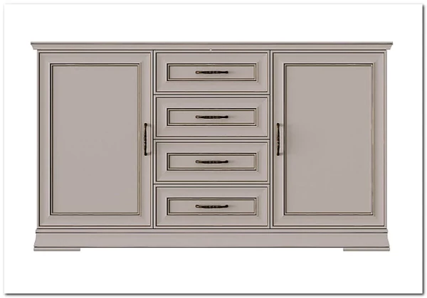 Тумба-комод Florencia KOM2D4S персидский жемчуг BRW} заказать в Курске по цене 44 323 руб. с доставкой в Курск