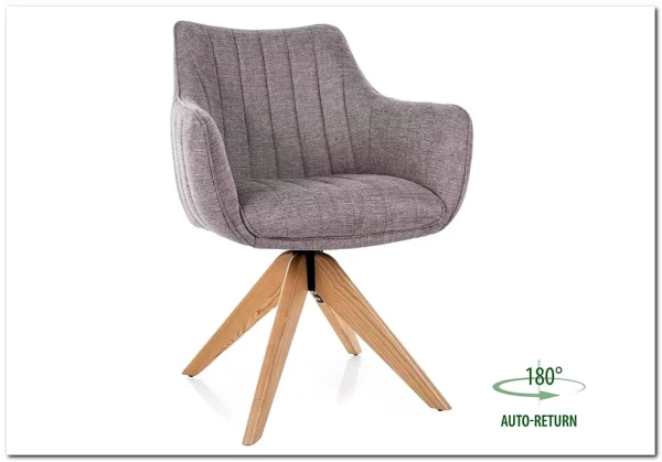 Стул кухонный Signal AZALIA D Brego 07 поворотный (серый/дуб)} заказать в Курске по цене 21 209 руб. с доставкой в Курск