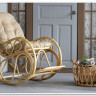 Кресло–качалка 05/05 из ротанга с подножкой} заказать в Курске по цене 29 500 руб. с доставкой в Курск