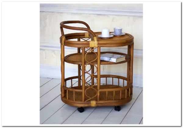 Столик сервировочный 21/06 из ротанга } заказать в Курске по цене 20 000 руб. с доставкой в Курск