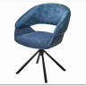 Стул EMBER 360 град. поворот. 7525-56 Синий, велюр/ ENJOY-315 Синий, ткань/ Черный, ®DISAUR} заказать в Курске по цене 11 200 руб. с доставкой в Курск