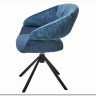 Стул EMBER 360 град. поворот. 7525-56 Синий, велюр/ ENJOY-315 Синий, ткань/ Черный, ®DISAUR} заказать в Курске по цене 11 200 руб. с доставкой в Курск