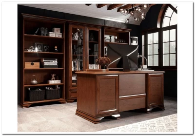 Стол письменный Кентаки каштан BIU2D2S БРВ