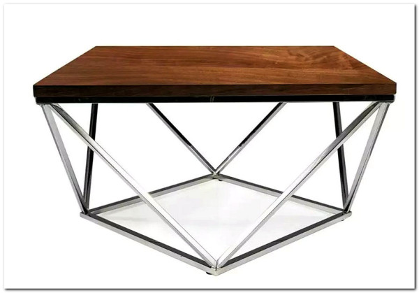 Стол журнальный Signal SILVER A (орех/серебряный)} заказать в Курске по цене 28 408 руб. с доставкой в Курск