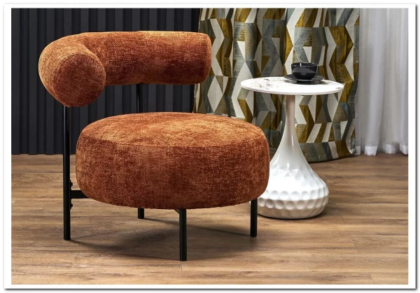 Кресло HALMAR HAZARD корица/черный} заказать в Курске по цене 27 511 руб. с доставкой в Курск