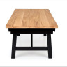 Стол обеденный Halmar FIESTA раскладной (дуб натуральный/черный)} заказать в Курске по цене 151 388 руб. с доставкой в Курск