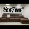 Угловой диван Висмут с оттоманкой Soft Time} заказать в Курске по цене 137 200 руб. с доставкой в Курск