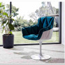 Кресло DС-1571D Marin blue fabric 7033-29} заказать в Курске по цене 25 800 руб. с доставкой в Курск