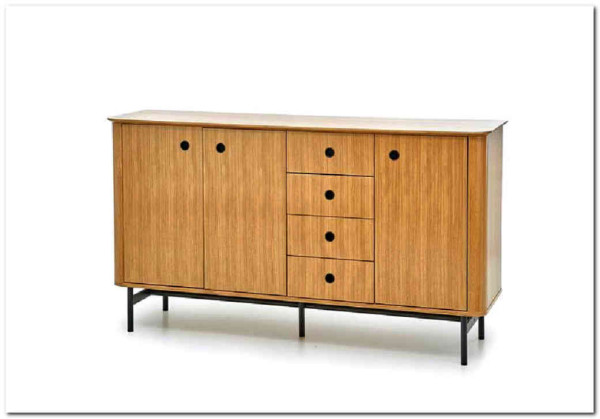 Комод HALMAR SMART KM-1 (дуб натуральный/черный)} заказать в Курске по цене 184 776 руб. с доставкой в Курск