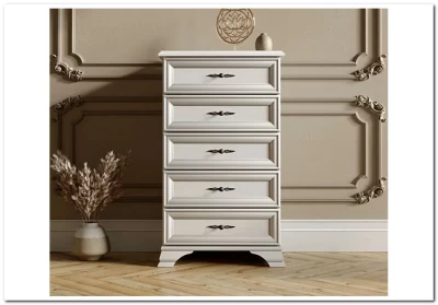 Комод Кентаки KOM5S белый BRW