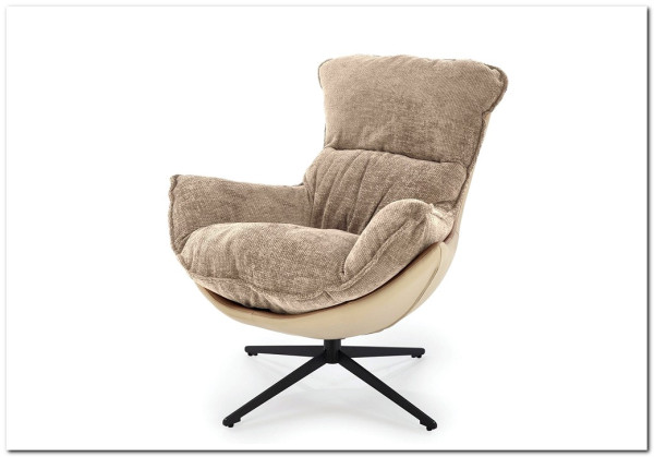 Кресло HALMAR LOBSTER бежевый/черный} заказать в Курске по цене 58 564 руб. с доставкой в Курск