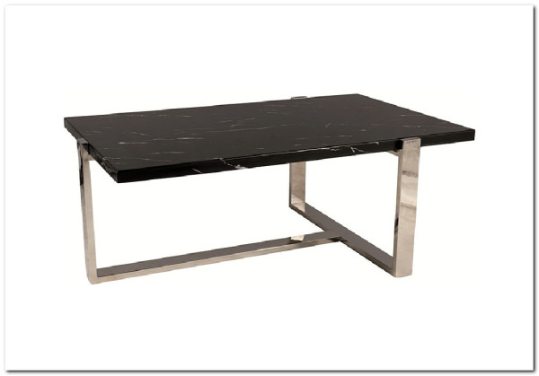 Стол журнальный Signal VELA A (черный мрамор/серебряный)} заказать в Курске по цене 42 142 руб. с доставкой в Курск