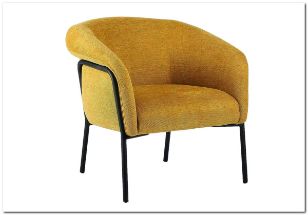 Кресло SIGNAL CLOVER Brego 68 (карри/черный)} заказать в Курске по цене 23 402 руб. с доставкой в Курск