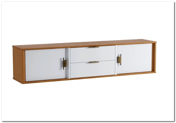 Тумба ТВ Бридж подвесная 2 двери 2 ящика из массива сосны} заказать в Курске по цене 28 532 руб. с доставкой в Курск