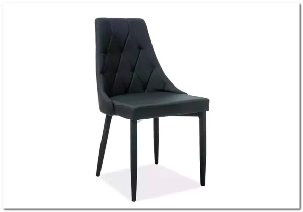 Стул кухонный SIGNAL TRIX B VELVET (черный/черный мат)} заказать в Курске по цене 12 641 руб. с доставкой в Курск