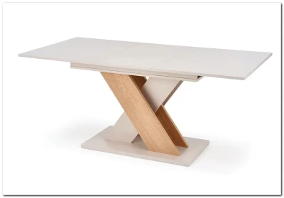 Стол обеденный Halmar XARELTO 130 (кашемир/дуб кремона)