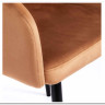 Кресло LA FONTAIN (mod. 004) коричневый (HLR11)/черный} заказать в Курске по цене 8 090 руб. с доставкой в Курск