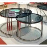 Комплект Halmar MERCURY, 2 стола журнальных (дымчатый)} заказать в Курске по цене 45 989 руб. с доставкой в Курск