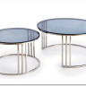 Комплект Halmar MERCURY, 2 стола журнальных (дымчатый)} заказать в Курске по цене 45 989 руб. с доставкой в Курск