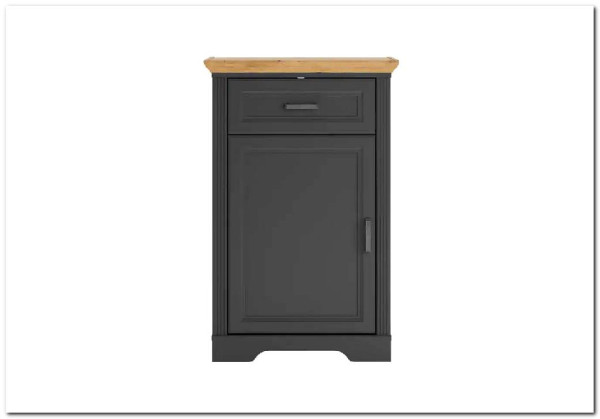 Тумба Жасмин KOM1D1S (Графит/Дуб артизан) BRW} заказать в Курске по цене 20 880 руб. с доставкой в Курск