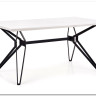 Стол обеденный Halmar PASCAL (белый/черный)} заказать в Курске по цене 51 609 руб. с доставкой в Курск