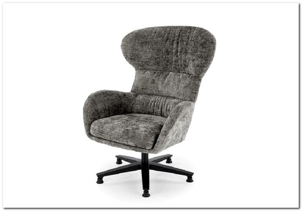 Кресло HALMAR FRANCO серый/черный} заказать в Курске по цене 36 422 руб. с доставкой в Курск