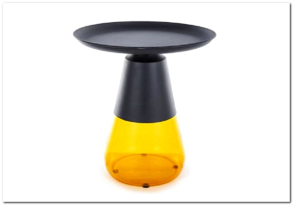 Стол журнальный Signal TIFFANY A (черный/оранжевый)} заказать в Курске по цене 25 401 руб. с доставкой в Курск