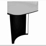Стол RASMUS 160 TL-45 Белый мрамор, испанская керамика / черный каркас, DISAUR} заказать в Курске по цене 107 200 руб. с доставкой в Курск