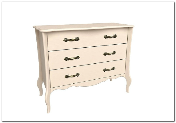 Комод Лебо с тремя ящиками (массив) купить по цене 30 117 руб. в магазине Другая Мебель в Курске