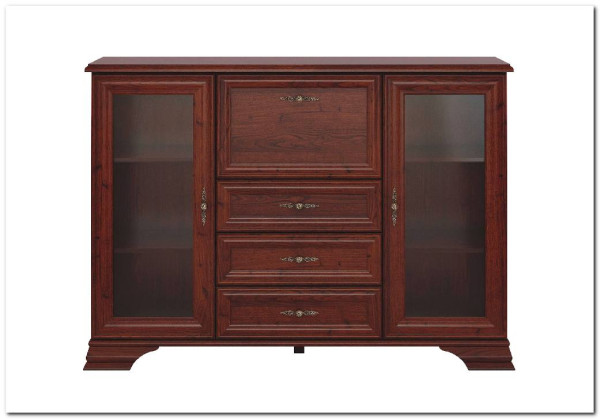 Комод-бар Кентаки KOM2W3S1B каштан BRW} заказать в Курске по цене 41 320 руб. с доставкой в Курск