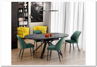 Стул кухонный K432  Halmar (темно-зеленый)