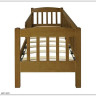 Кровать из сосны Моника купить по цене 28 484 руб. в магазине Другая Мебель в Курске