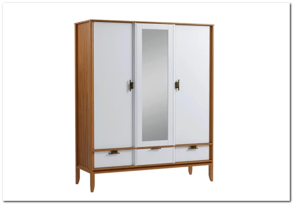 Шкаф 3х дверный Бридж с зеркалом из массива сосны} заказать в Курске по цене 87 612 руб. с доставкой в Курск