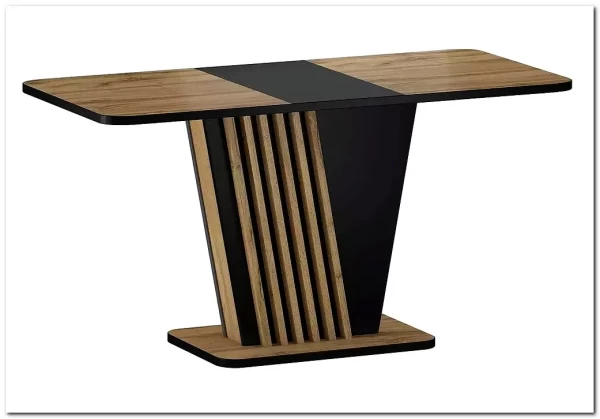 Стол обеденный Signal NEVIO раскладной (дуб артизан/черный)} заказать в Курске по цене 42 873 руб. с доставкой в Курск